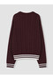 Two Mt Shop Quality Lcw Kids Plum V-Neck Embroidered Girls' Knitwear Cardigan - 2