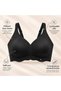 Wonna Seamless Laser Cut Bra Without Underwire and Invisible Everyday Bra - Black - 2