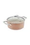 Swiss Crystal 0 Oil-Resistant, Non-Stick, Marly 7-Piece Cookware Set, Cappuccino. - 5