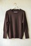 Brown Round Neck Long Sleeve Ribbed Glittery Hem Ribbed Casual Knitwear Sweater 0 0 - 2