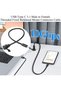 كابل USB C 3.1 قصير مثبت بسرعة 10 جيجابت في الثانية مع موصل ذكر إلى أنثى من النوع C 3.1 مدمج - 3