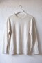 Ecru Round Neck Long Sleeve Ribbed Glittery Hem Ribbed Casual Knitwear Sweater 0 0 - 2
