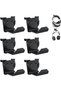 6Pcs Controller Wall Mount Holder, Strong Adhesive/Screw Controller Holder Headphone Stand, Headset