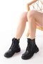 Women's Supported Balanced Winter Zippered Lace-Up Comfort Boots - 2