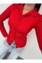 Buttoned Steel Knitted Cardigan - 2