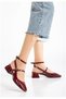 Women's Davet Balanced Patent Leather City Comfort Heeled Shoes - 2