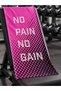 No Pain No Gain Printed Sports Fitness Towel 50X100 cm Cotton Inner Surface High Absorbent Quick Drying Sports Athlete Towel Fitness Training Gym Boxing - 4