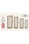 Eta Modern Border Patterned Woven Base Carpet Eta4429 - 4
