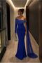 Scuba Evening Dress Degaje Fabric Collar Stretchy Dress - 2