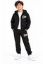 Yup Written Black Zippered Children's Tracksuit Set Age 8