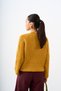Women's Knitted Detail Sweater Mustard - 6