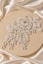 Pearl Flower Detailed Beaded Applique