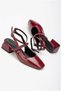 Women's Davet Balanced Patent Leather City Comfort Heeled Shoes - 4