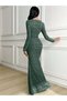 Rochie maxi, verde - 2