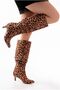 Women's Long Slim Balanced Form Heeled Boots - 3