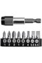 9 Pcs screwdriver bits set 9 pcs screwdriver set