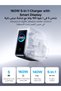 شاحن Nexode Pro نوع C سريع بتقنية GaN بقوة 160 واط مع شاشة ذكية - 3
