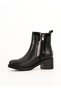 Genuine Leather Daily Heeled Women's Boots - 4
