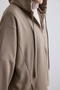 6739 - Stylish, Comfortable, Loose Viscose Soft Modal Fabric Zippered Hooded Women's Set - 6