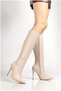 Women's High Thin Elastic Skin-Friendly Special Heeled Zippered Comfort Boots - 2
