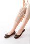 Women's Comfortable Daily Thick Bow Heeled Comfortable Ballerinas