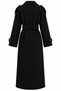 Black Epaulet Belted Coat - 2Y44188 - 2
