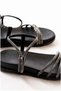 Women's Summer Stoned Open Comfortable Lightweight Sandals - 2