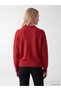 Ozmarka New Season Red Polo Collar Women's Knitwear Sweater - 4