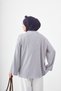 Women's Crew Neck Slim Line Long Sleeve T-Shirt Gray - 5