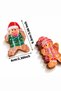 New Year's Gingerbread Large Hairpin - 4