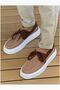 Men's Simple Walking Knitwear Lace-Up Sports Shoes - 2