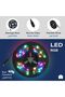 شريط إضاءة LED بطول 2 متر - إضاءة RGB مع جهاز تحكم عن بعد - إضاءة خلفية مرنة لاصقة قابلة للتعديل - 3