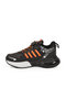 Velcro Fastened Thick Soled Black-Orange Boys' Walking and Sports Shoes Sneaker 748 Volume - 2