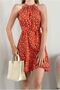 Women's Halter Neck Stylish Dress