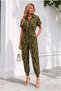 Tulle Jumpsuit with Sleeves Fabric Short