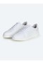 White Leather Sports Shoes - 2