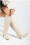 Women's Balanced Long-Lasting Wrinkled Patent Leather Boots - 4