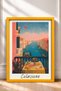 Colazione Breakfast at Sunset Framed Painting Italy Poster Wall Decor Itn027 - 3