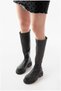 Women's Zippered Long Event Boots with Stretch Back - 3
