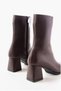 Women's Comfortable and Durable Winter Heeled Zippered Comfort Boots - 3