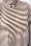 Women's Crew Neck Slim Line Long Sleeve T-Shirt Brown - 6