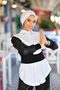 عمامة نسائية مع قبعة ذات شريط - 3