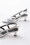 Women's Open Back Tempo Mesh Comfort Heeled Shoes - 5