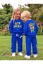 Colorful Just Do It Printed Tracksuit Set