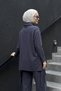 Bora Suit with Gradual Striped Front and Trousers 919 Navy Blue - 3
