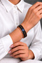 Women Men Double Magnet Magnetic Copper Bracelet Adjustable Thick Handcuff Model - 5