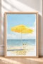 Positano Marina Grande Beach Umbrella Framed Painting Italy Poster Wall Decor Itn052 - 3