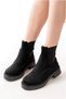 Women's Comfortable Daily Elastic Suede Zippered Comfort Boots - 3