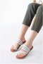 Women's Genuine Orthopedic Leather Braided Sole-Toe Slippers - 2