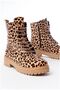 Women's Comfortable Shiny Daily Zippered Lace-Up Comfort Boots